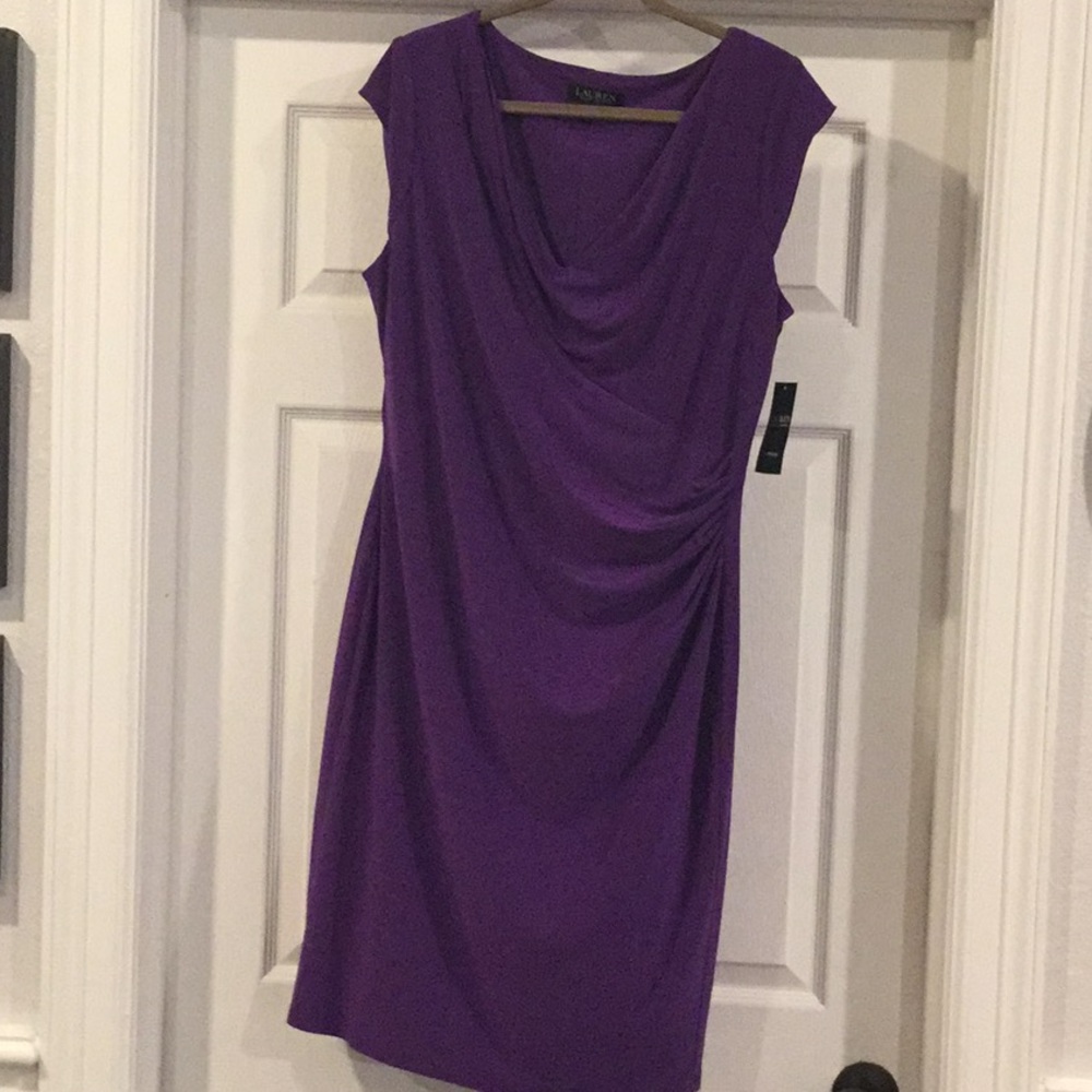 Ralph Lauren Sleeveless Scoop neck dress